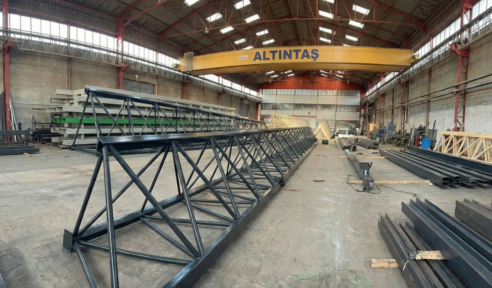 Altıntaş Çelik fabrika üretim tesisi